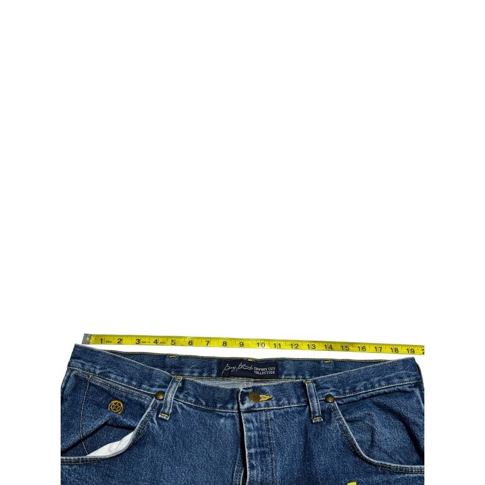 George Straight Cowboy Cut Jeans Blue Size 38 x 30 - Picture 5 of 10
